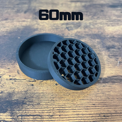 受け皿　1個　黒 【マットな質感】【シンプル】【60mm】/ 3Dプリンター受け皿 円形