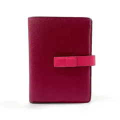 ✨極美品✨ ロエベ バーティカル ミディアム アナグラム 二つ折り 財布 ピンク LOEWE ロエベ 財布 バーティカル ウォレット ミディアム ピンク