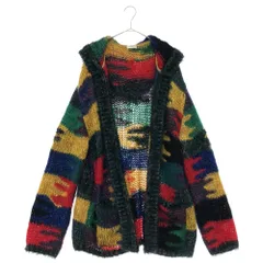 SAINT LAURENT PARIS (サンローランパリ) 18AW モヘアロングカーディガン フーディ カモ フーデッドモヘアロングバハカーディガン 526934 YA2SQ マルチカラーのサムネイル
