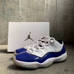 NIKE WMNS AIR JORDAN RETRO 11 LOW CONCORD 25.5cm AH7860-100 ナイキ エアジョーダン11 コンコルド