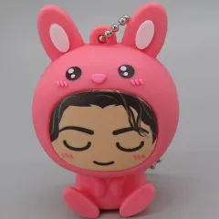 【中古】キーホルダー 岩谷翔吾(THE RAMPAGE)/ウサギ(ピンク色) NEW YEAR 2023 着ぐるみキーホルダー(レア) EXILE TRIBE STATION限定