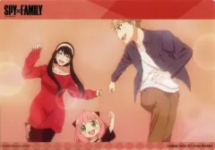 【中古】ポスター ロイド・フォージャー＆アーニャ・フォージャー＆ヨル・フォージャー(私服) 「ジャンボカードダス SPY×FAMILY クリアビジュアルポスター2」