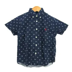 ラルフローレン 半袖シャツ トップス イカリ柄 キッズ 男の子用 110サイズ 紺×白×赤 RALPH LAUREN 【中古】