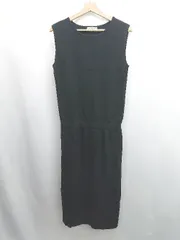 ◇ ⊂ アーバンリサーチ シック系 - ロング ノースリーブ無地ワンピース サイズ表記なし ブラック系 レディース E  【1507080000337】