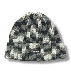 国内正規 Supreme 21AW Crochet Beanie クロシェビーニー ニット帽 帽子 シュプリーム グレー系 89701A8