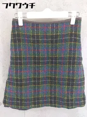 ◇ MACKINTOSH PHILOSOPHY HARRIS TWEED チェック ミニ 台形 スカート サイズ34 マルチ レディース 【中古】 【1103030008653】