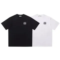 販売直営美品LOEWE アナグラムロゴ入り半袖Tシャツ 黒 XS トップス