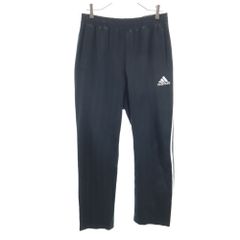 adidas トラックパンツ XOサイズ ブラック 3ストライプ ジャージ下
