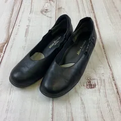 ✧美品【ミスキョーコ】ウェッジソールパンプス黒　エナメル　23.5　スクエアトゥ ✧美品【ミスキョーコ】ウェッジソールパンプス黒 エナメル 23.5
