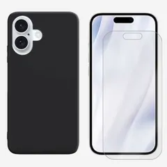 [C213F101]  iPhone 17 ケース 黒TPU スマホケース 耐衝撃 カバー ブラック マット スマホケース 携帯 カバー アイホン17 iPhone 17 超薄 液晶保護ガラスフィルム TPU素材 保護カバー