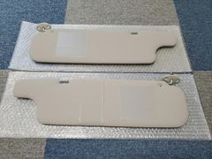 ★新品 70系 77系 ランクル トヨタ 純正 サンバイザー 左右セット ライトグレー