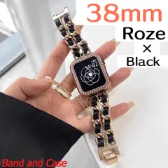 apple watch バンド 38mm カバー  キラキラ チェーンgR