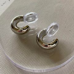 シルバー×クリアサークルピアス イエナ アダムエロペ トゥモローランド 