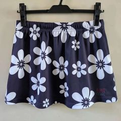 kea  キア  テニス  ウェア  スコート  Мサイズ  中古品  紺白  花柄