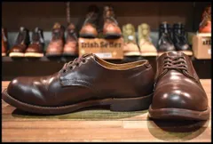 靴 RED WING 8100 US11D Red Wing 8100 Indigo Portage Oxford 8D Setter Navy Blue