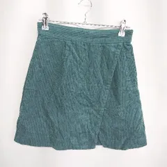 ◇ ⊇ SLY スライ ミニ丈 台形 スカート サイズ1 グリーン系 レディース E  【1410100008216】