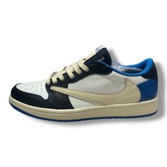 未使用品 国内正規 Travis Scott Fragment NIKE Air Jordan 1 Low OG SP ジョーダン1 スニーカー DM7866-140 ナイキ トラヴィススコット フラグメント 25cm 82848A1