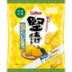 カルビー 堅あげポテト ゆず塩レモン味 60g×12袋