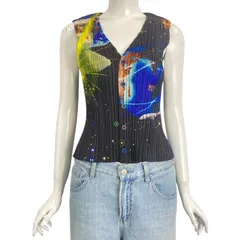 美品　希少　ISSEY MIYAKE イッセイミヤケ シワ加工 ジレ ベスト 2025年最新】ISSEY MIYAKE ベスト・ジレの人気アイテム - メルカリ