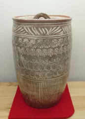 原清和　作　三嶋一裏口　水指 原清和 作 三嶋一裏口 水指 - メルカリ