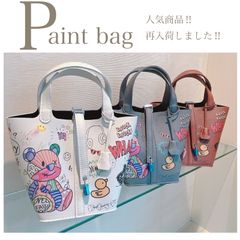 JE CROIS SOI キューブバッグ ペイントハンドバッグ カラフル 新品 
