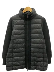 MONCLER (モンクレール) D20939490500 98124 ニット切り替えダウンブルゾン レディース グレー S