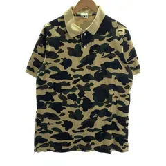 【中古】A BATHING APE ポロシャツ M カモ柄 アベイシングエイプ[10]のサムネイル