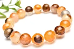 【１点物】高発色 ライモナイトインクォーツ　11mm　ブレスレット パワーストーン 天然石 _M8131