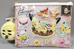 ポケモン Pokemon Cafe & Pikachu Sweets ポケットモンスター クリアポーチ&マカロンポーチセット