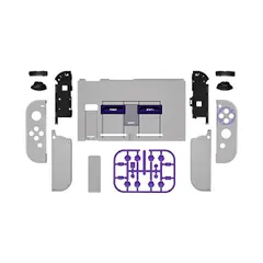 eXtremeRate Switchに対応用DIY交換ケース (クラシックSNESス パタンデザイン)