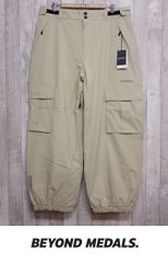 【新品:SALE】25 BEYOND MEDALS CARGO PANT 2L - XLサイズ - BEIGE 正規品 スノーボード ウェア ワイド パンツ