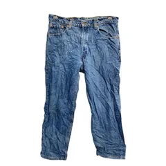 Levi's 555 デニムパンツ W36 リーバイス リラックスフィット ビッグサイズ ブルー コットン USA製 古着卸 アメリカ仕入 2502-631