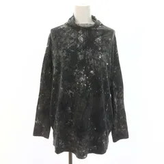パドカレ pas de calais 総柄コットンハイネックカットソー 長袖 プルオーバー 36 S グレー /SY ■OSのサムネイル