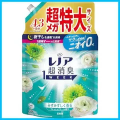 【迅速発送】レノア 超消臭1WEEK 柔軟剤 フレッシュグリーン 詰め替え 1900mL 大容量