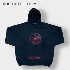 【FRUIT OF THE LOOM】2XL ビッグサイズ ロゴ パーカー 古着