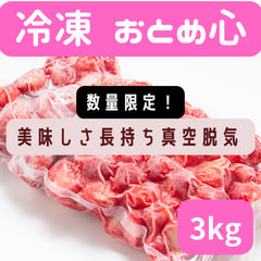 メルカリショップOPEN記念価格！【冷凍 真空脱気】山形の苺「おとめ心」訳ありいちご　3kg　冷凍いちご