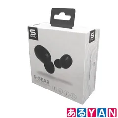 (未使用）SOUL フルワイヤレスイヤホン SGEARBLACK S-Gear Black ブラック 4897057392464