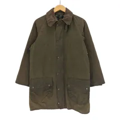 バブアー Barbour 80s England製 GAMEFAIR 裏地チェック ワックスコットン オイルドジャケット  YKK棒ジップ 2ワラント メンズ  34のサムネイル