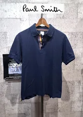 新品☆Paul Smith ロゴ マルチ ポロシャツ☆ブルー☆Lサイズ 5535135300534L____190_01_mediu