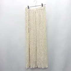 ◇ Θ LOWRYS FARM ローリーズファーム イージーパンツ サイズF ベージュ系 レディース E  【1410290070611】