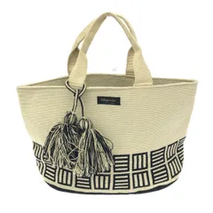 ★未使用★ 　　Wayuula ワユーラ　ワユーバッグ　2way　トートバッグ Wayuula/ワユーバッグ マリン L -ワユー族の女性たちがひと月