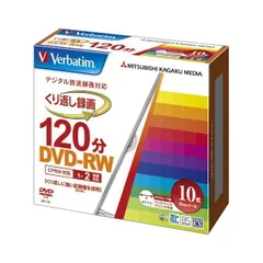 （まとめ） 三菱化学メディア 録画用 DVD-RW 1-2倍速対応 VHW12N