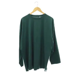 キャプテン サンシャイン KAPTAIN SUNSHINE 23SS Sea island suede tenjiku L/S tee Tシャツ カットソー 長袖 オーバーサイズ 36 S 緑 グリーン /AT ■OSのサムネイル