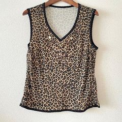 ヒョウ柄ノースリーブチュニック D&G レオパード DOLCE&GABBANA - メルカリ