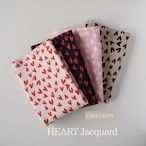HEART Jacquard ハートジャガード　韓国生地