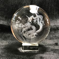 約:150mm重さ約4360g超綺麗龍入りK9水晶丸玉B84B1/143B36A - メルカリ