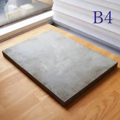 B4サイズ　モルタルパネル　セメントトレー　グレイフラットのサムネイル