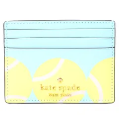 ケイトスペード カードケース katespade テニス スムースレザー グランド スラム スモール スリム カードホルダー 名刺入れ 定期入れ パスケース マルチ KF504
