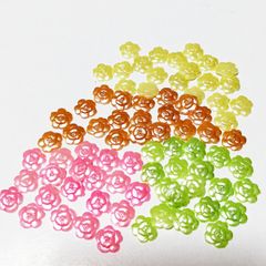 スワロフスキー 4mm ソロバン型 #5301 パパラチアAB 約25粒 - メルカリ