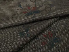 平和屋着物●本場大島紬　9マルキ　蔦の葉花間道　正絹　逸品　CAAX4632ut